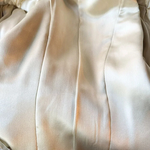 Vintage 1940s Jean Louise Statement sleeve Fitted Wiast Maxi Coat S - Picture 15 of 16